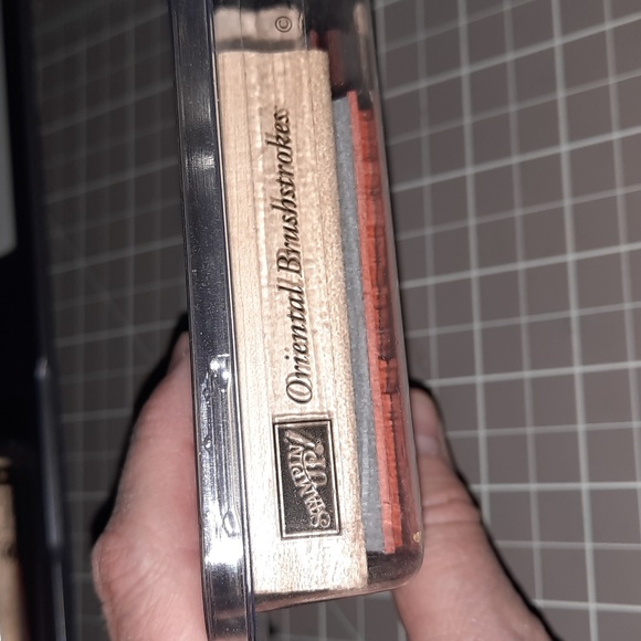 Oriental Brushstrokes rubber stamp set - Picture 3 of 4